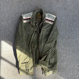 Lucky Brand Green Military Field Jacket